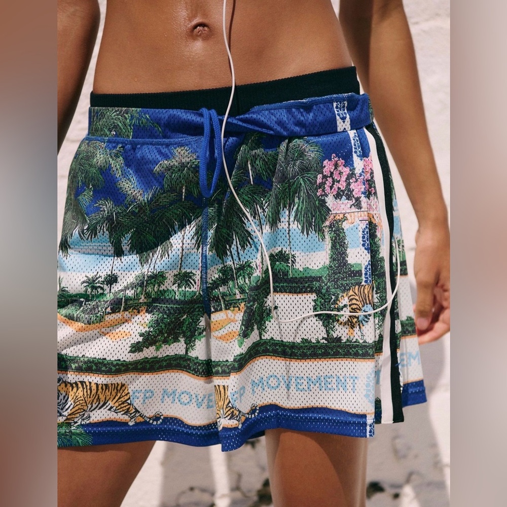 FP Movement When in Venice Print Mesh Shorts-L
